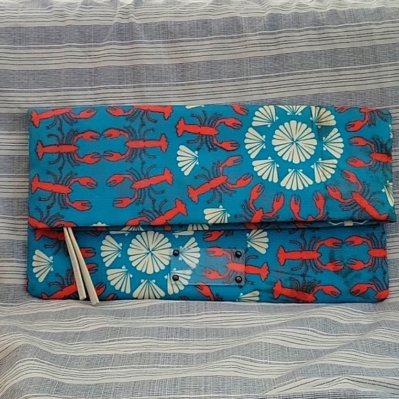 Echo Handbags - Echo clutch lobster 🦞 print